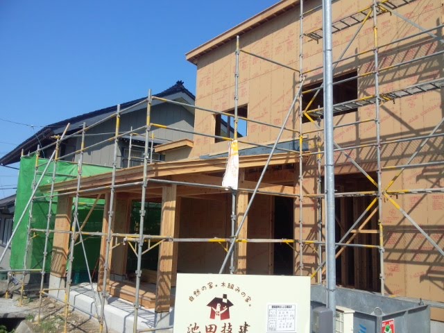 ～栃屋の家。～外部作業