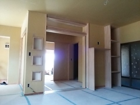 若栗の家。リフォーム工事⑦♪