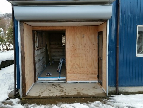 事務所改装工事③♪