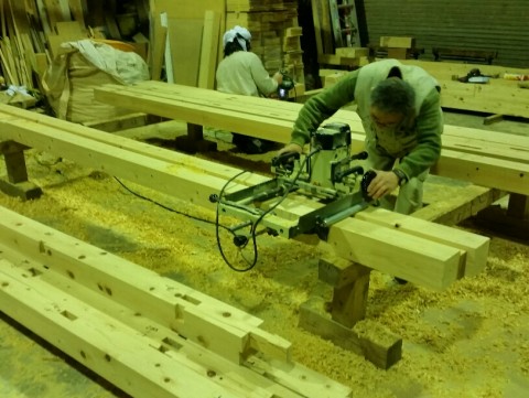 田家の家④きざみ＆墨付け作業♪