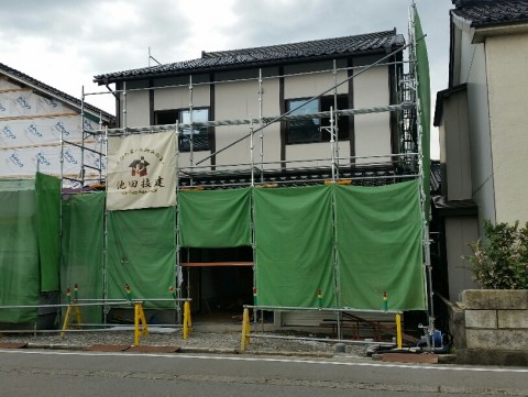 田家の家⑳外壁＆内装作業