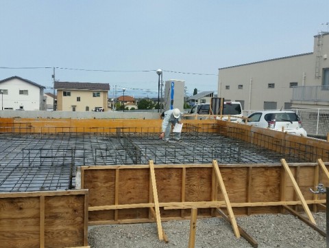 「本江の家。」新築⑤　基礎工事つづき♪