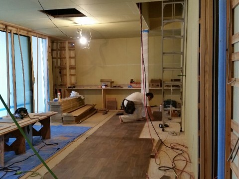 「本江の家。」新築工事⑪　内部造作作業♪