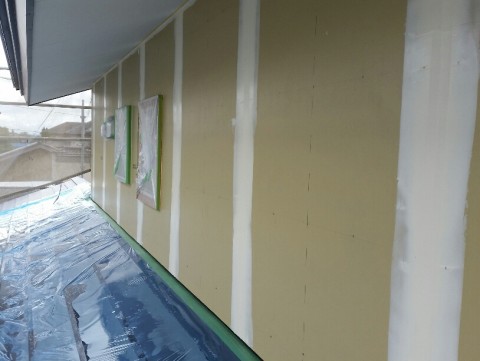 「本江の家。」新築工事⑫　外部作業♪