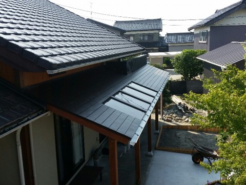 入善の外部工事③　完成しました。ありがとうございます♪