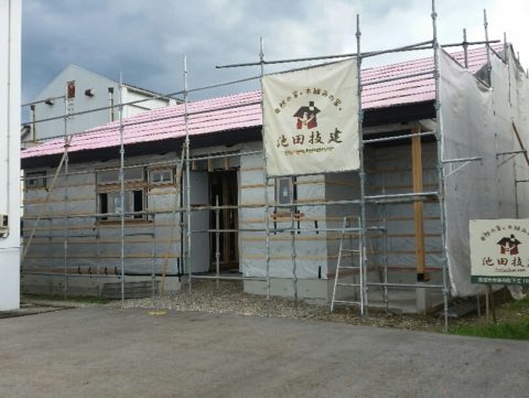 下立の家⑫　外部の下地作業♪