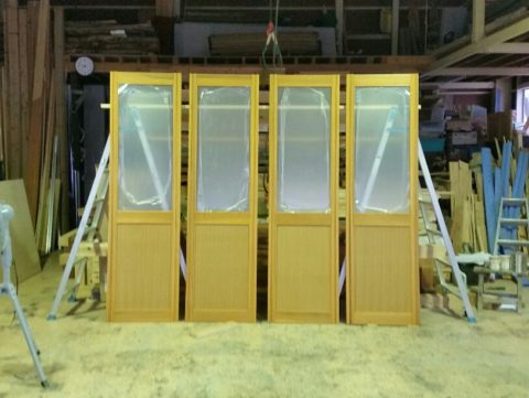 木製間仕切建具の制作♪