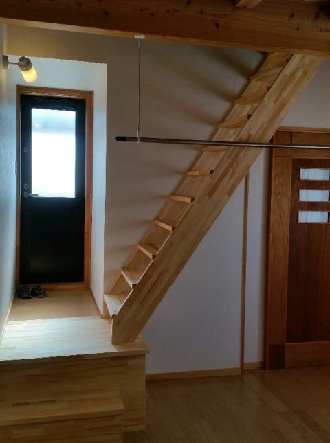 ロフトの階段制作♪