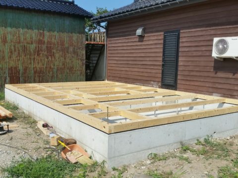 [朝日のリフォーム④] 建て方作業＆外部下地作業♪