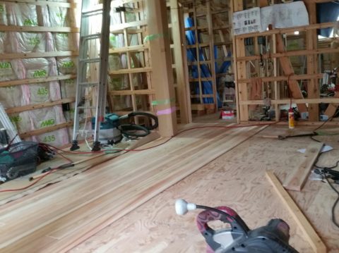 「宇奈月の家⑪」造作作業～♪