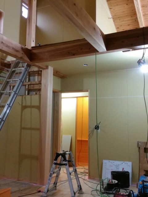 「宇奈月の家⑫」着々と進んでおります♪