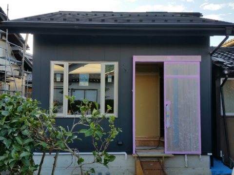 「宇奈月の家⑬」足場も外しスッキリ♪