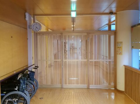 福祉施設の木製建具制作③♪