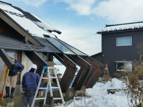 「屋根の改修工事③」取付作業、始めました♪