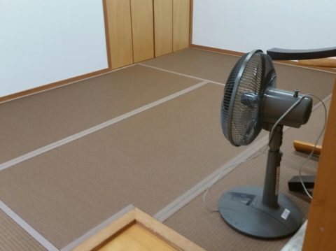 畳の新調＆襖の張り替え♪