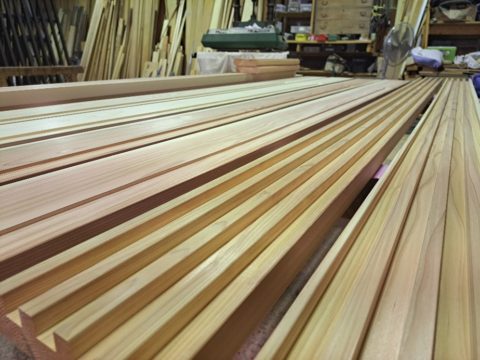 木製格子建具制作しております♪