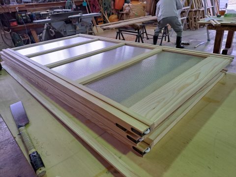 木製建具の制作しております♪