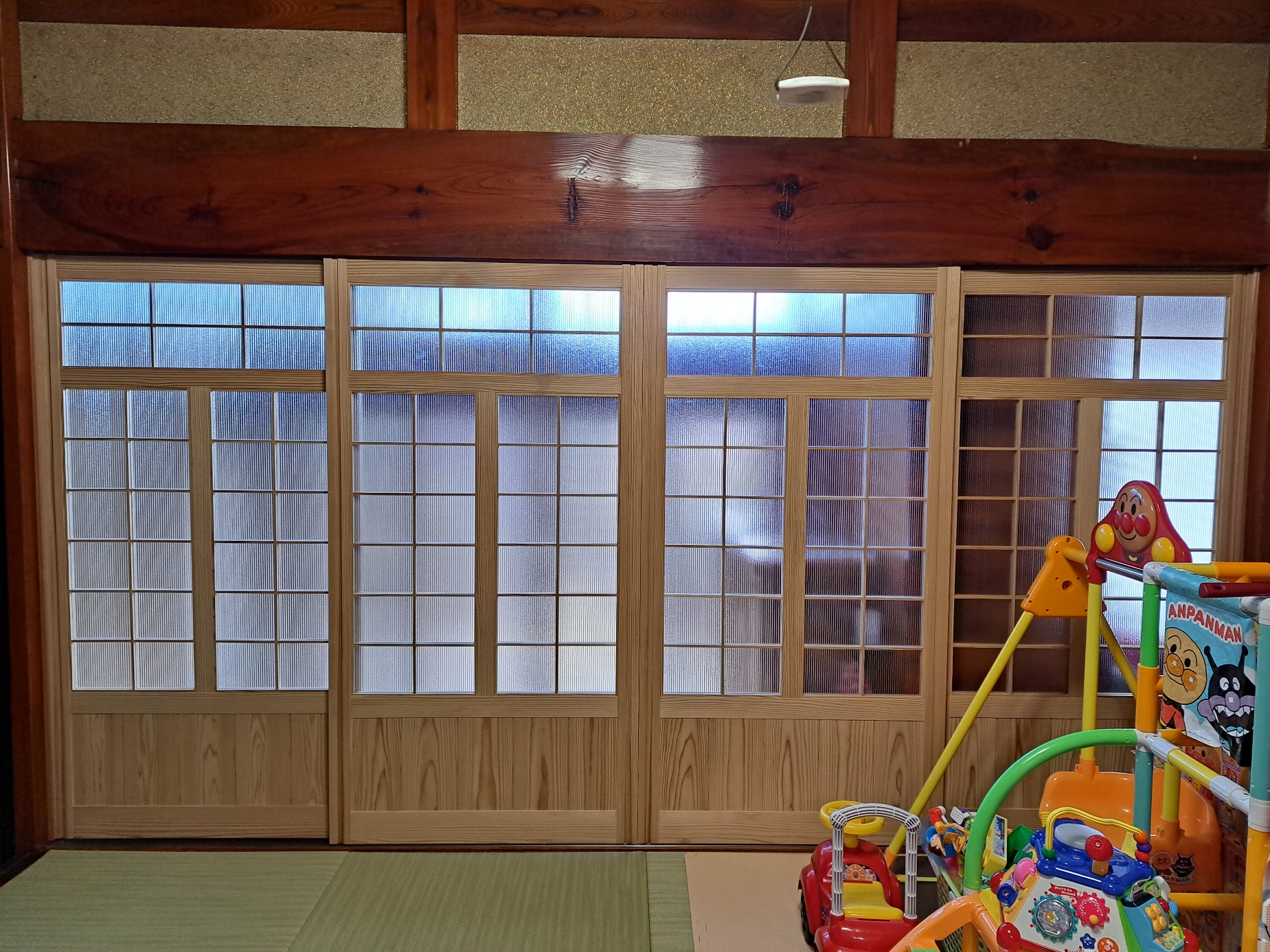 木製建具制作② 完成いたしました。